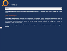 Tablet Screenshot of indigopublicidad.com